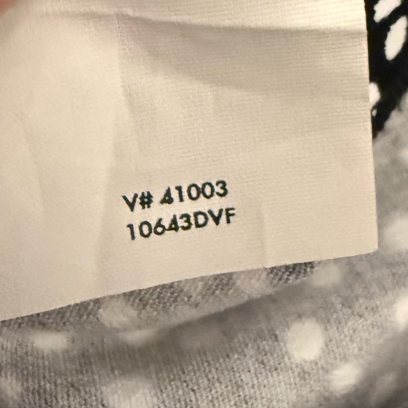 NWOT Diane Von Furstenberg Orillon Dot Cigarette Pant Black Business Casual Sz 8 - Picture 13 of 13